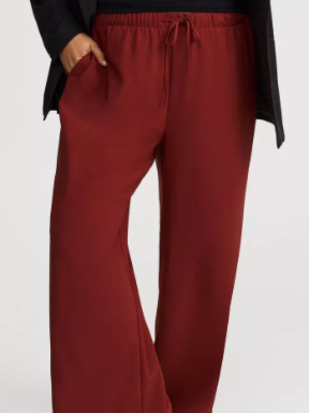 NWT Torrid Studio High-Rise Wide Leg Pull-On Crepe Pant (3X)